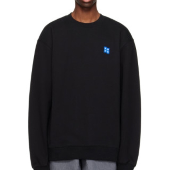 Acne Studios Face Relaxed Fit Crewneck Sweatshirt Small - Picture 1 of 8